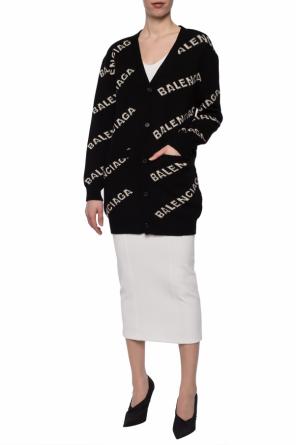 Logo-embroidered cardigan, zdjęcie 2 Logo-embroidered cardigan od Balenciaga